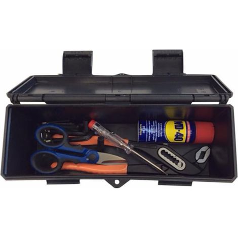 Boite à outils 280X89X107MM mm avec assortiment d'outils électriciens (1/2)