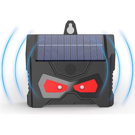 Decdeal Républication des répliques animaux à énergie solaire Dispositifs dissuasifs avec des lumières LED étanches pour la ferme de jardin (1/4)