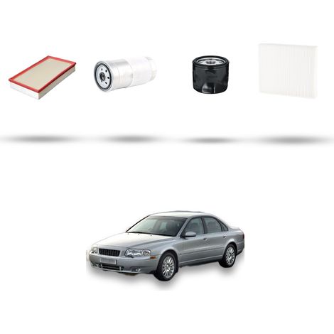 Kit tagliando 4 filtri compatibile con Volvo S80 2.5 TDi 103Kw dal 1999 al 2001 (1/5)