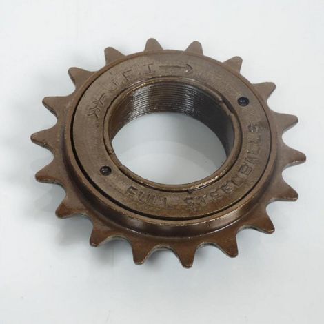 Pignon roue libre 18 dents transmission RMS pour mobylette (1/2)