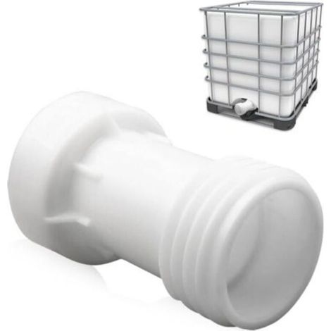 IBC Accessoire de Réservoir, Adaptateur IBC s60 x 6 Rallonge Entretoise 60mm Vanne Cuve 1000l Plastique Filetage Grossier Droit s60 x 6 Accessoire De Conteneur IBC Raccord Cuve (1/5)