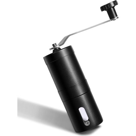 Moulin à café manuel portable, mouture réglable, pour expresso, cafetière à piston et café filtre, pour une utilisation à la maison et en voyage.-AquaForge (1/5)