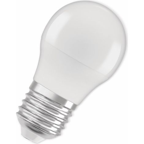 OSRAM LED-Lampe, E27, 4,9 W, 470 lm, 2700 K, P45 Matt, Ø 45 mm (1/2)