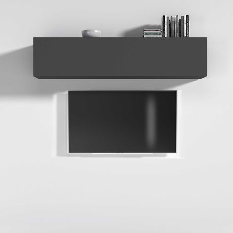 Web Furniture - Pensile Vasistas Maruska Antracite Opaco 180x30 cm