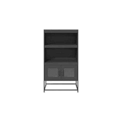 Buffet haut anthracite 68x39x123 acier (1/5)
