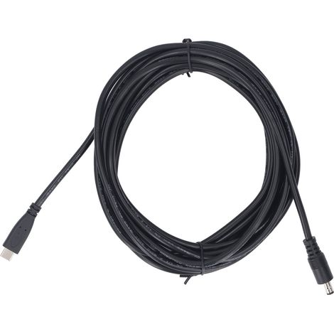 Câble d'alimentation satellite de type C vers CC, rallonge de câble d'antenne satellite en PVC résistant à l'eau pour remplacement (1/5)