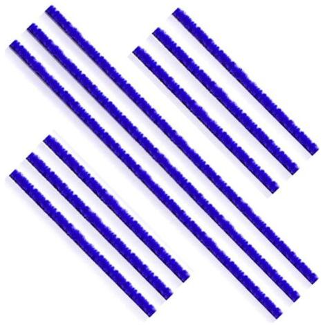 9PCS Plush Strips for Dyson V6 V7 V8 V10 V11, Soft Plush Stripe Strips, Replacement Strips, for Dyson Vacuum Cleaner Electric Brush Adhesive Strip, 3 Long 6 Short Soft Plush Strip