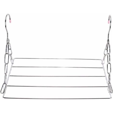 Etendoir Chaussette, Cintre de séchage en Acier Inoxydable avec 36 Clips à L’épreuve du Vent Étendoir à Linge à Suspendre pour Chaussettes, sous-vêtements, Vêtements,Serviettes (sans Clip) (1/4)