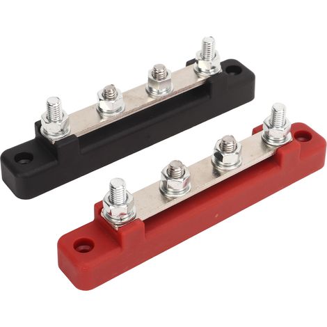 1 Paar Stromverteilerblöcke 12–48 V 150 A M6-Schraubklemmen für Autos, LKWs, Wohnmobile, Boote (1/5)