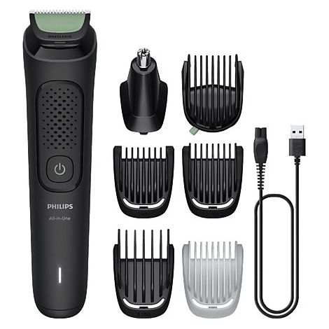 Tagliacapelli uomo Philips MG3935/15 Tutto in Uno Serie 3000 Nero e Verde