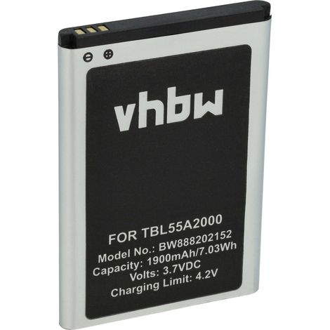 vhbw batteria sostituisce TP-Link TBL55A2000, TBL-55A1800 per hotspot modem router portatile (1900mAh, 3,7V, Li-Poly) (1/4)