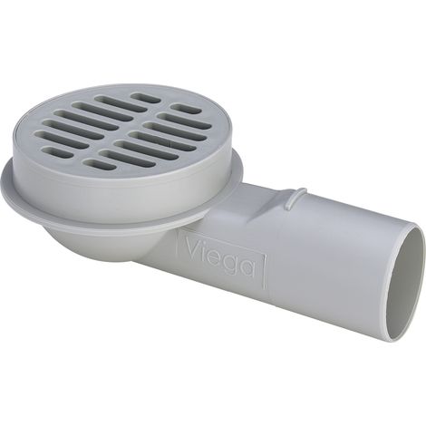 Caniveau de balcon/terrasse Advantix 4941.5 en plastique gris de 50 mm