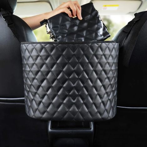 Organizador de bolso de mano para coche, bolsa de almacenamiento entre asientos (1/5)