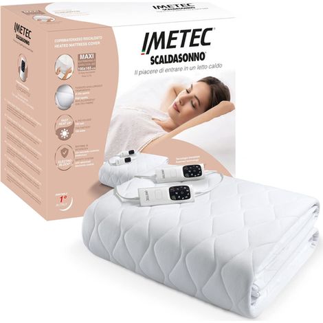 Riscaldaletto Scaldasonno Imetec 16729 Coperta Cuscino Elettrico 300 W Bianco