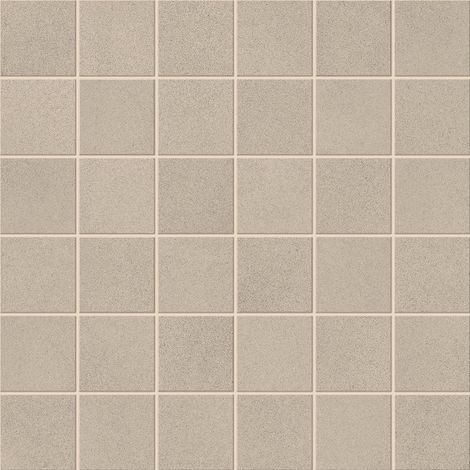 Mosaïque effet Béton Grège 4,8x4,8 cm Quadra 30x30x0,9 cm Mat Montera - Sol et mur intérieur (vendu par carton de 0,9 m²) - RO'MA CARRELAGE