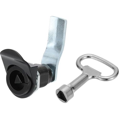 Triangle Cam Lock 1-1/4" Tubular Drawer Lock Small Keys (1/5)