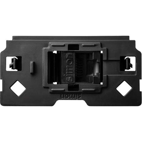 SIMON 100 - Adaptador con 1 conector RJ45 cat6 10000544-039 (1/2)