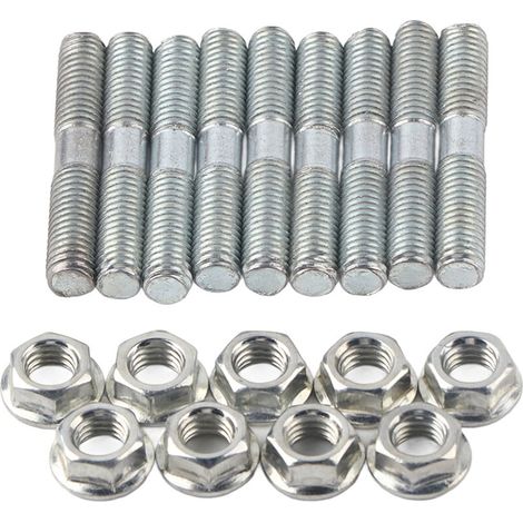 Zoternen 9 Stück Turbobolzen + Kontermutter, passend für S13, S14, S15, SR20, CA18