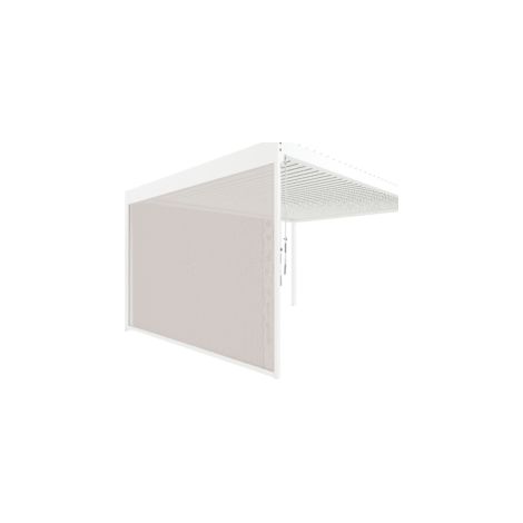Store Latéral Zippé Blanc 3m50 Pour Pergola S et SV ORIAL Bioclimatique Adossée France (1/2)