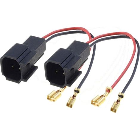 2 cables haut parleur compatible avec Ford Fiesta Focus Ka Mondeo Opel Astra Insignia