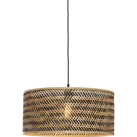 Good-mojo suspension bambou Java noir 50 cm diamètre (1/2)