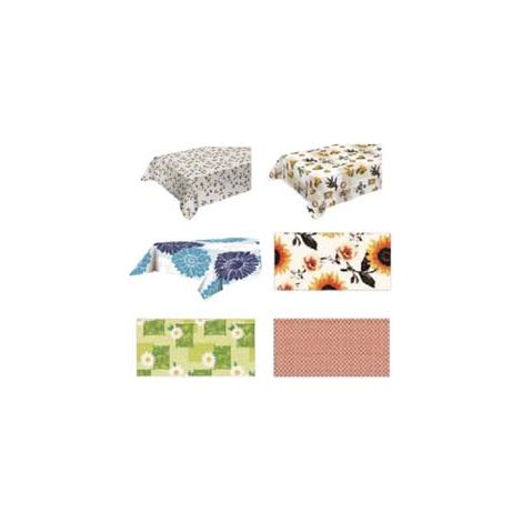 Tovagliato Rettangolare PVC Decori Assortiti 120 CMX160 Xtra