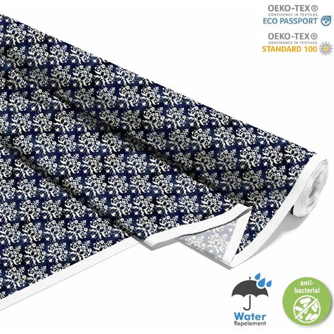 TESSUTI DECORATIVI PER ESTERNI OXFORD - Motivo damascato floreale I DX459 (1/5)