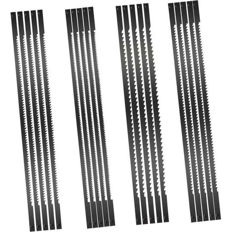 Lames de Scie à Chantourner avec Goupille 10 15 18 24 Dents pour Travail du Bois