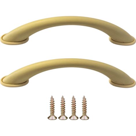 2x Poignée de meuble entraxe 96mm plastique placard porte cuisine armoire tiroir buffet maison, pin (1/5)