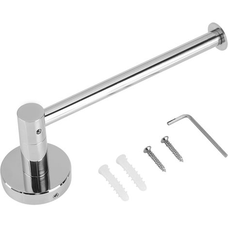 Lot porte-rouleau de papier toilette mural en acier inoxydable 304, accessoire de salle de bain, support fixe pour WC. (1/5)
