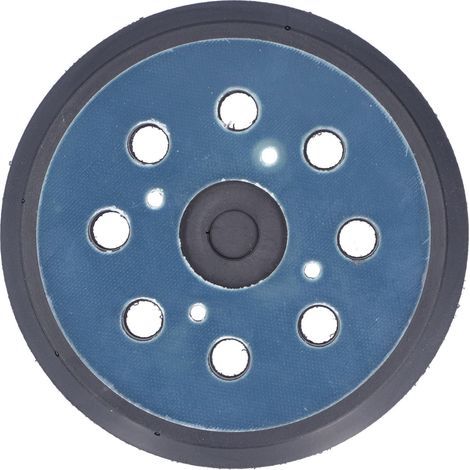 5-inch electric sanding disc with Velcro system, 8 dust extraction ports, reinforced grip (1/5)