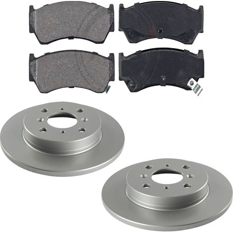 KIT FRENI POSTERIORI compatibile con SUZUKI BALENO (EG) - DISCHI + PASTIGLIE OEM: P 79 013 , P 49 015 / MDC1297 /SOSTITUZIONE DIRETTA/BASSA POLVERE/SILENZIOSO (1/5)