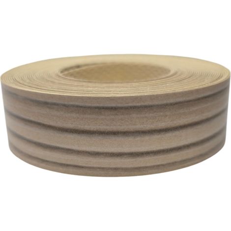 1x Bande de Chant Thermocollant 21mm x 5m Epaisseur 0,50mm Mélaminé Facile à Appliquer Bricolage Étagère Meuble Panneau Bois Durable, Pin champagne Avola (1/3)