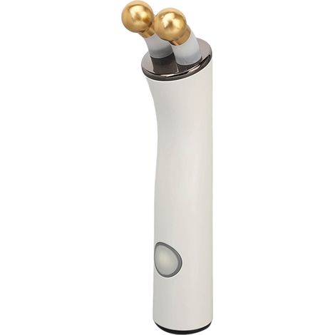 Bâton Massageur Électrique Yeux à Double Boule, Appareil Chauffant Anti-Cernes et Poches, Rechargeable USB, Instrument de Soin Contour des Yeux (1/5)