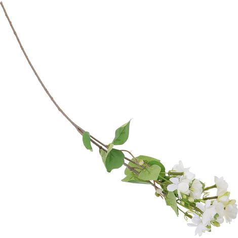 Fleurs Artificielles 9 Têtes Décoratives en Soie, Arrangement Floral Élégant pour Mariage et Décoration Intérieure, Style Champêtre Naturel (1/5)