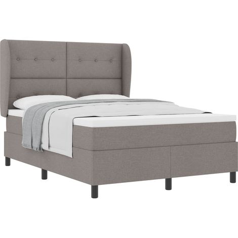 Maison Exclusive - Letto a molle con materasso Talpa 140 x 190 cm Tessuto