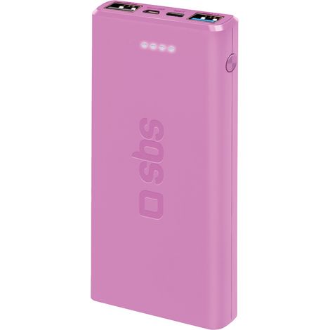 SBS TTBB10000FASTP banque d'alimentation électrique Lithium Polymère (LiPo) 10000 mAh Rose (1/5)