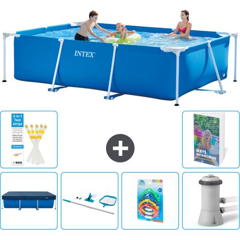 Rechteckiger Frame Pool - 300x200x75 cm - 7-teilig S125