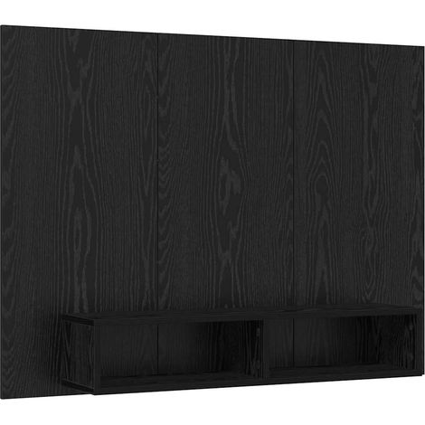 Maison Exclusive - Conjunto de mueble de TV Roble Negro 120 x 23,