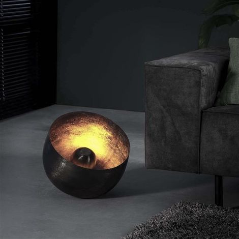 Industriell Tischlampe Basel Black Nickel Ø36 (1/5)