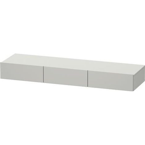Range de tiroir DURASTYLE 440x1500x150mm chêne terra / blanc mat