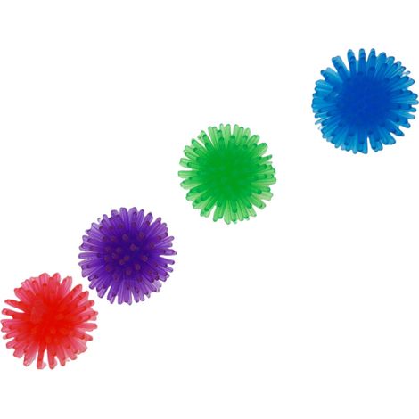 4 Balles hérisson ø 3 cm jouet pour chat - animallparadise
