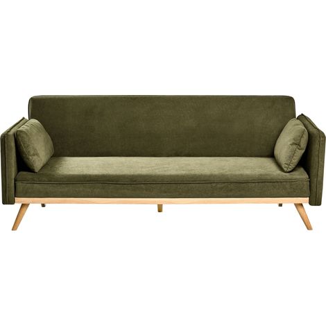 Sofa Bed ASAA Fabric Green (1/5)