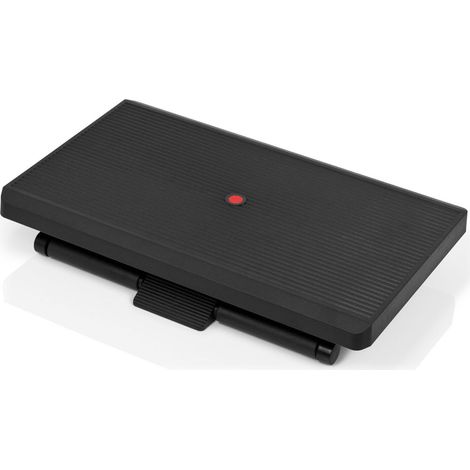 Fußstütze PIEDINO STRIPE PRO schwarz neigbar höhenverstellbar hjh OFFICE (1/5)