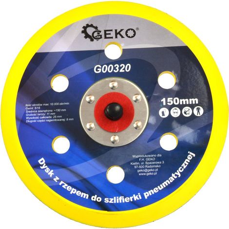 Disque Velcro pour ponceuse pneumatique 150 mm (20/100) (1/3)