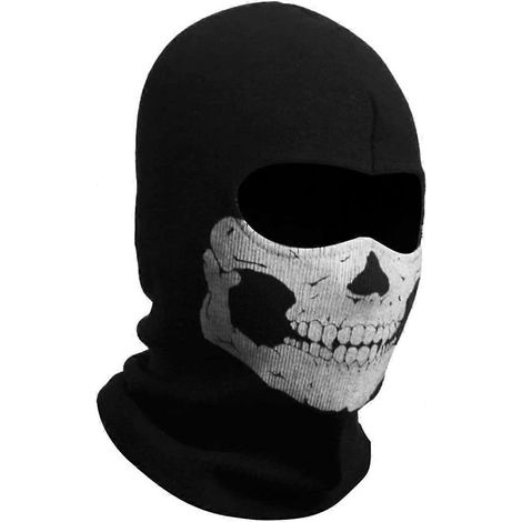 Cagoule unisexe à motif fantôme, masque intégral tête de mort et fantômes, masque de ski coupe-vent, masque de moto, cagoules (1/4)