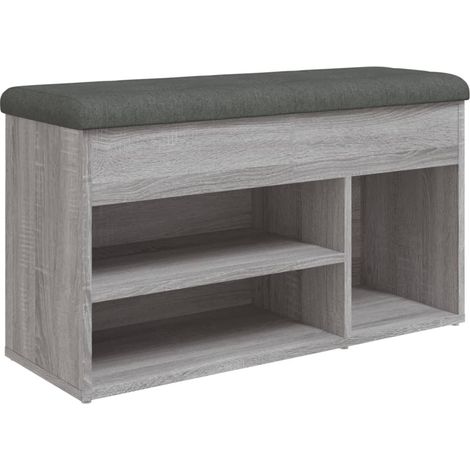 Maison Exclusive - Panca Porta Scarpe Grigio Sonoma 82x32x45,5cm Legno Multistrato