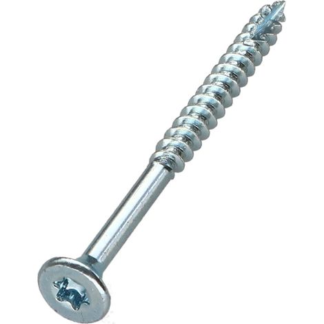 Seau de 385 Vis bois TEKOR 4X50 Tête fraisée TORX T20 Pointe antifendage type 17 Acier zingué - 1 pièce (1/5)