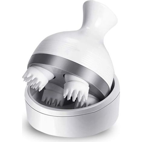 Masseur de tête de chat - En silicone souple - Massage doux - Chargement USB - Appareil de massage électrique pour animaux domestiques (1/5)