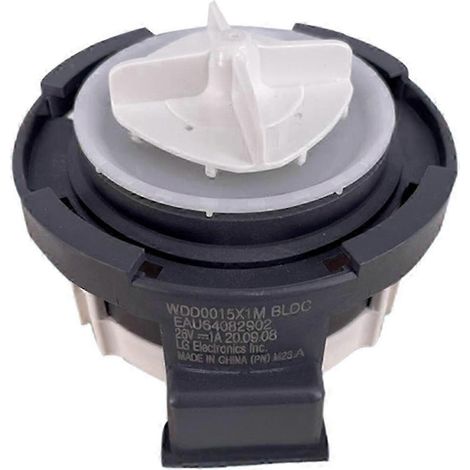 Moteur de pompe de vidange 26 V BLDC EAU64082902 pour lave-linge (ensemble de vidange). (1/5)